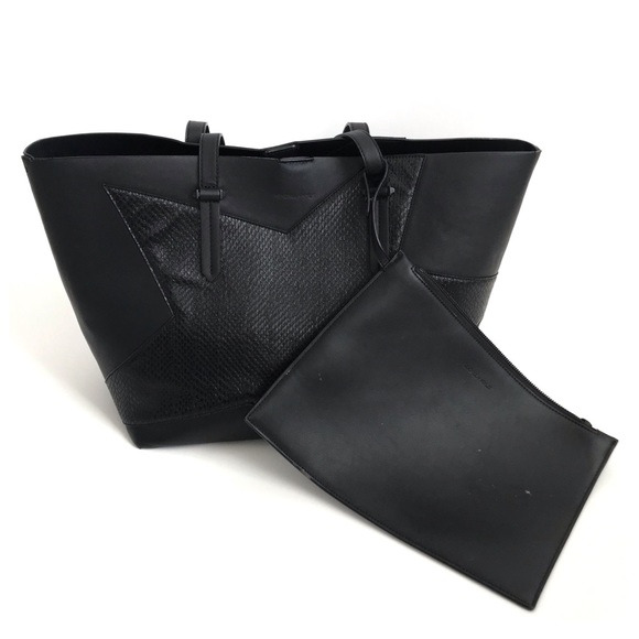 Kendall & Kylie Handbags - Kendall and Kylie Izzy Star Tote Black